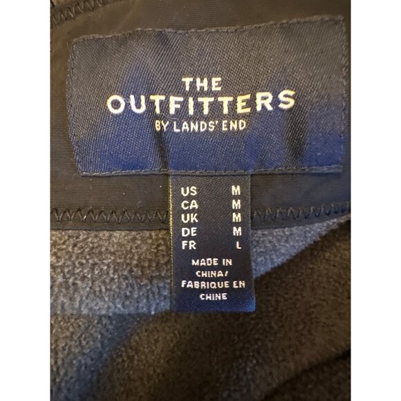 Lands End The Outfitters Black Long Hooded Coat M - Picture 4 of 5